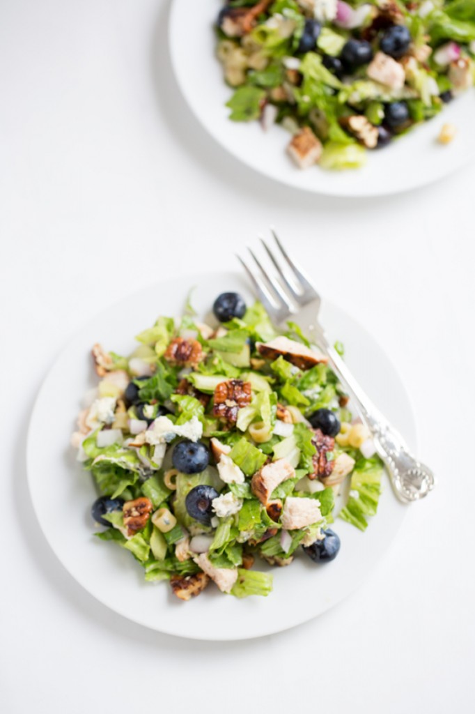 Blueberry Salad on Plate