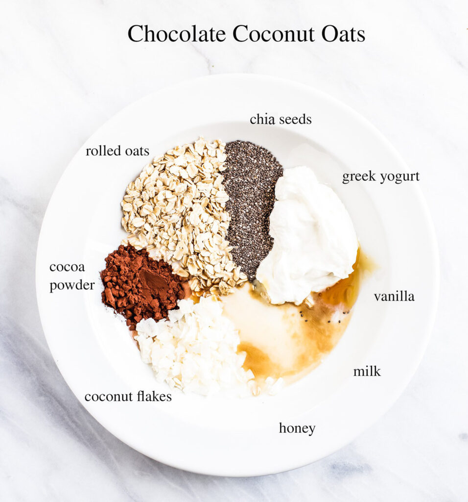 Chocolate Coconut Overnight Oats