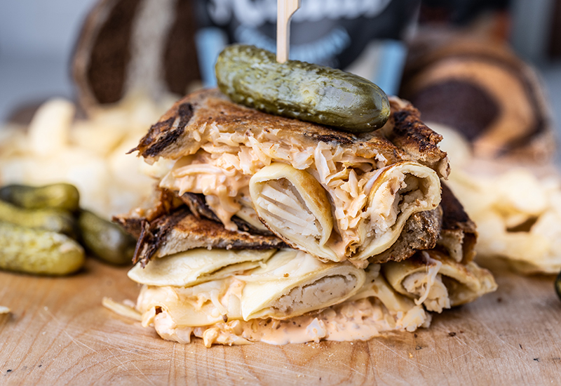 What’s for Dinner? Pierogi Reuben Sandwich