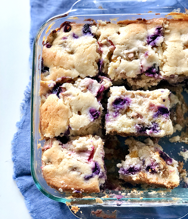 Bluebarb Breakfast Bars