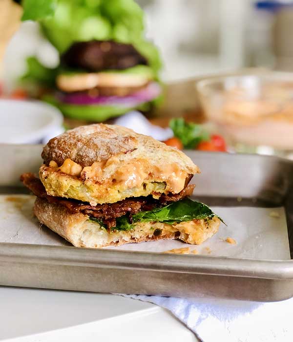 Air Fried Green Tomato BLT