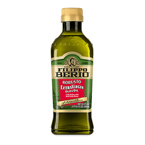 A Bottle of Filippo Berio Robusto Extra Virgin Olive Oil