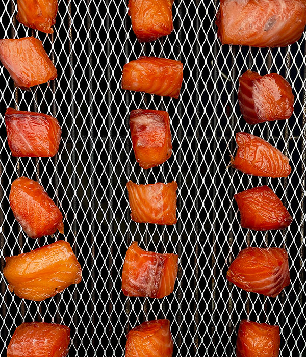 Maple Smoked Salmon Burnt Ends