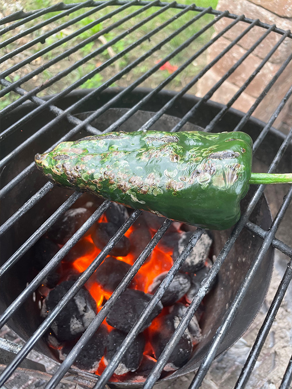 Roasted Poblano Crab Dip