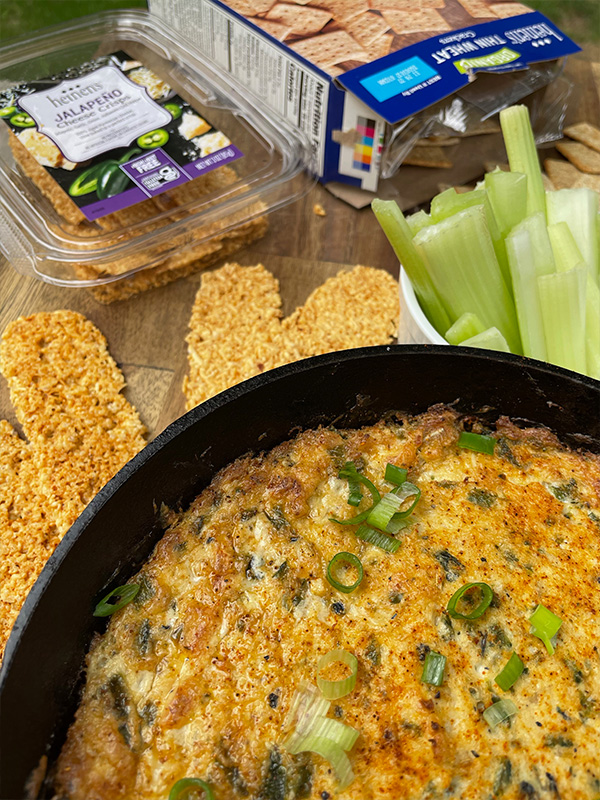 Roasted Poblano Crab Dip