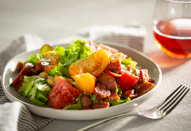 What’s For Dinner?  BLT Panzanella Salad