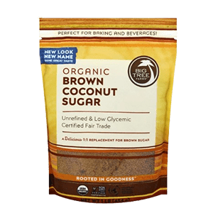 A Bag of Big Tree Farms Organic Coconut Sugar