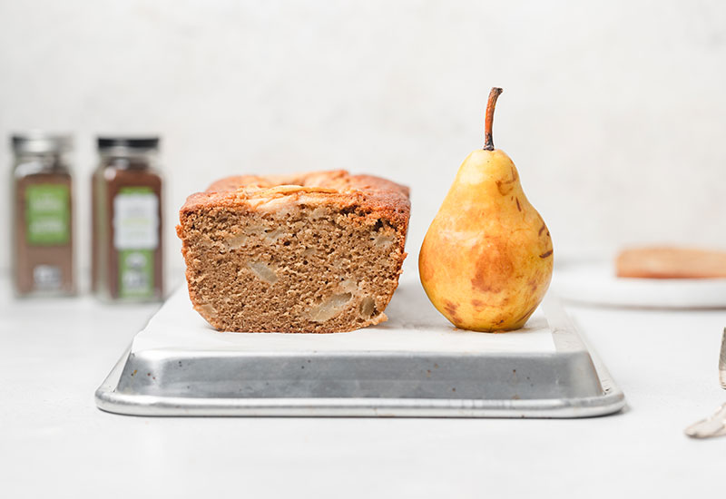 Spiced Vanilla Pear Bread