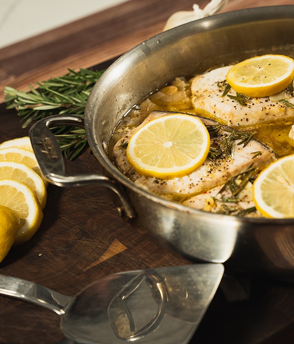 Baked Swordfish with Lemon