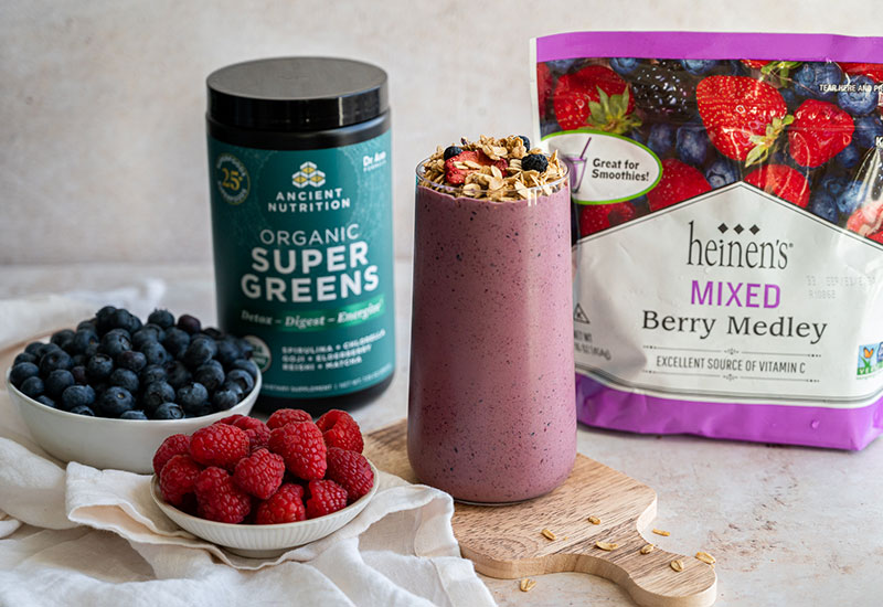 Berry and Super Greens Smoothie