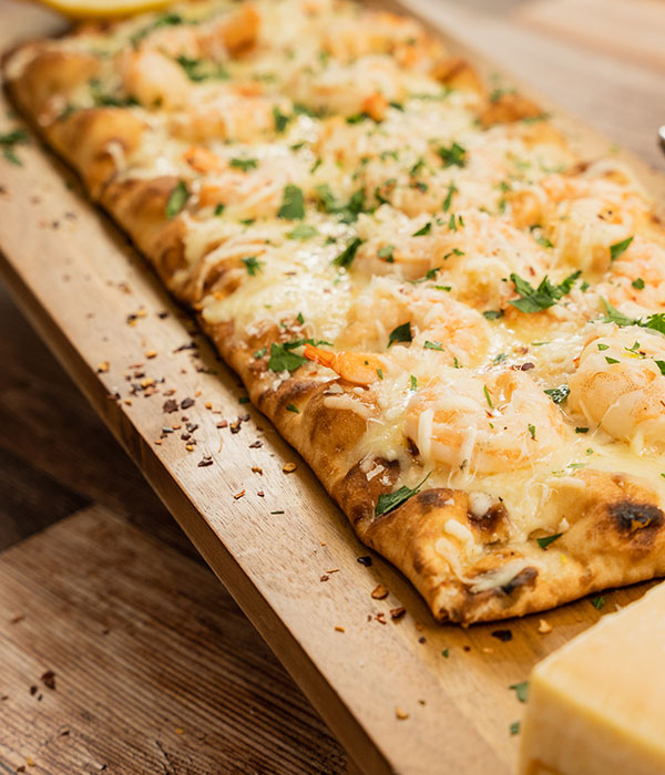 Grilled Shrimp Scampi Flatbread