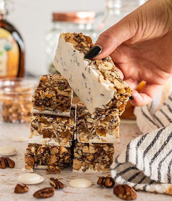 Nutty White Chocolate Apricot Granola Bars