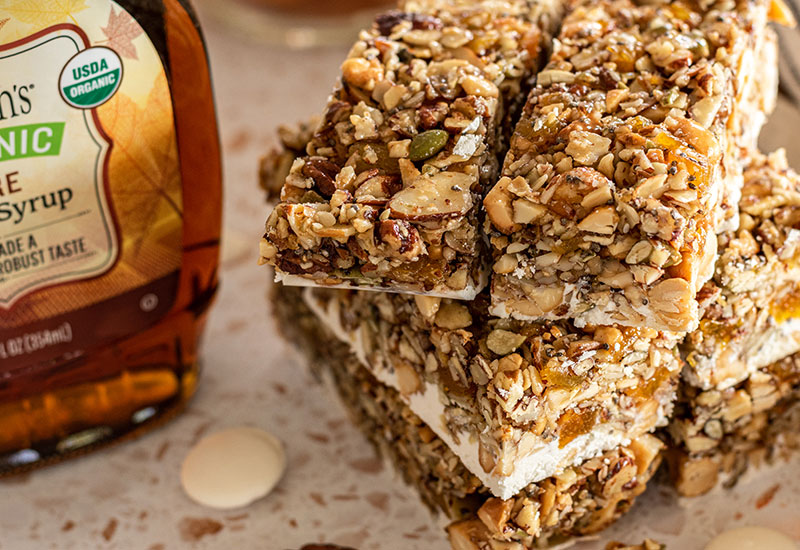 Nutty White Chocolate Apricot Granola Bars