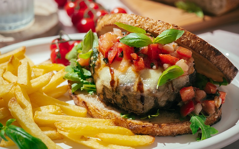 Bruschetta Burger