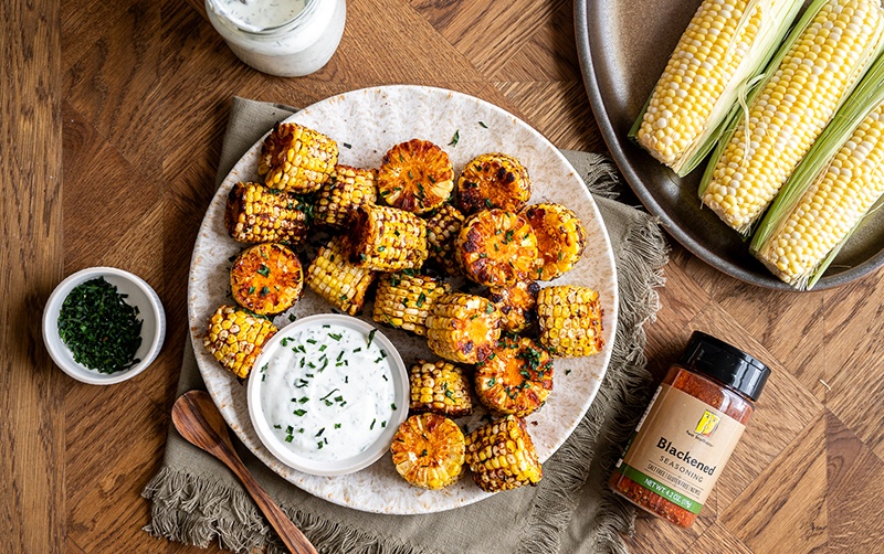 Cajun Corn Bites