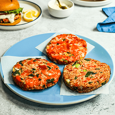 Heinen's Wild Salmon Burgers 