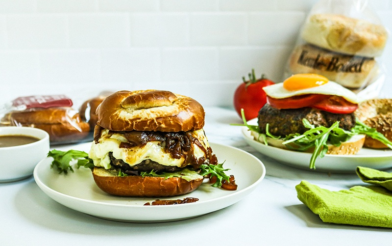 Heinen’s Gourmet Burgers Two Ways