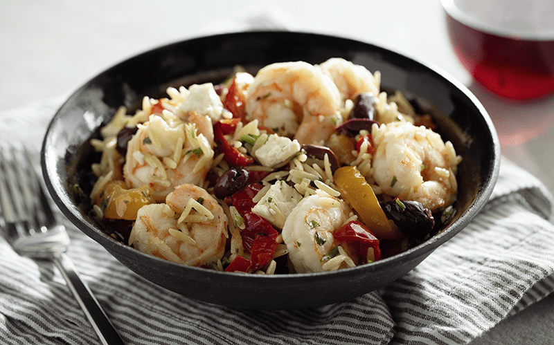 What’s For Dinner? Greek Orzo and Shrimp