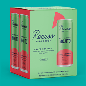 Recess Zero Proof Watermelon Mojito