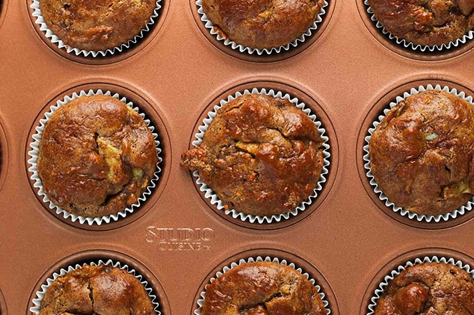 Flourless Apple Muffins