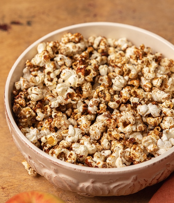 Fall Spiced Kettle Corn, a pumpkin patch treat at home