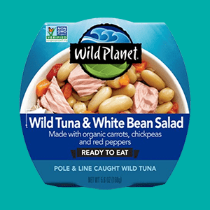 Wild Planet Ready-to-Eat Wild Tuna White Bean Salad