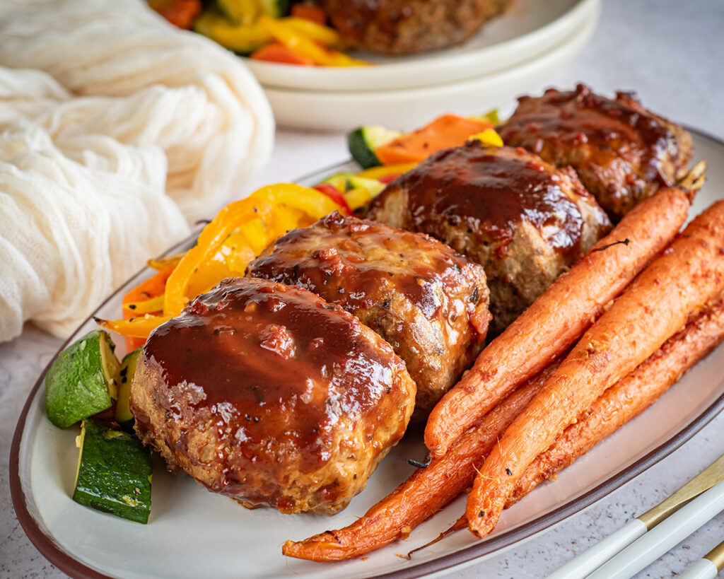 Savory, healthy prepared meal by Heinen's.