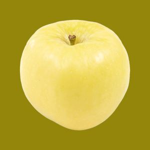 A Whole Yellow Aura Apple