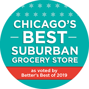 Heinen's Best Suburban Chicago Grocery Store Award Button