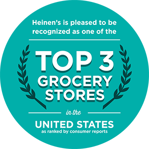 Heinen's Top 3 Grocery Store in the United States Award Button