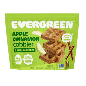 A Bag of Evergreen Apple Cinnamon Cobbler Mini Waffles