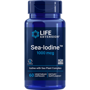 A Bottle of Life Extension Sea Iodine Supplements