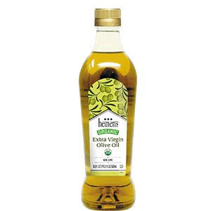 A Bottle of Heinen's Organic Extra Virgin Olive Oil