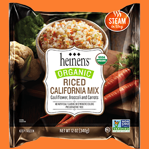 Heinen's Organic Steam in Bag Riced California Mix