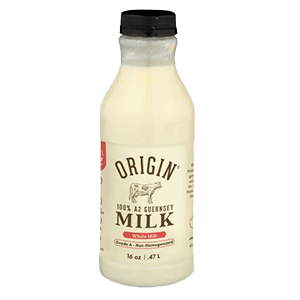 A Small Bottle of Origin A2 Milk