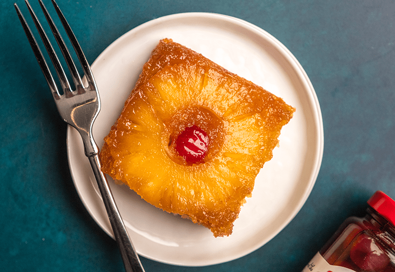 Shortcut Pineapple Upside Down Cake