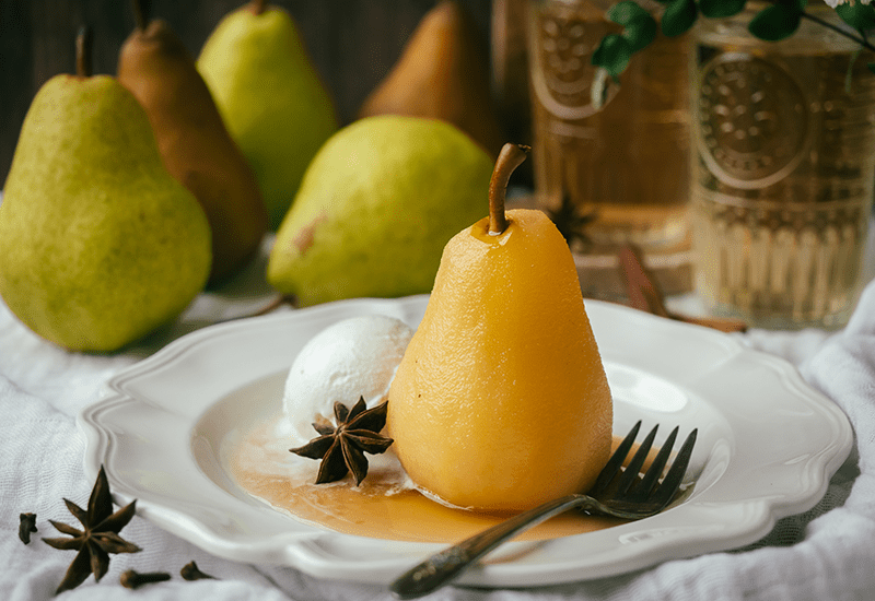 Poached Pears