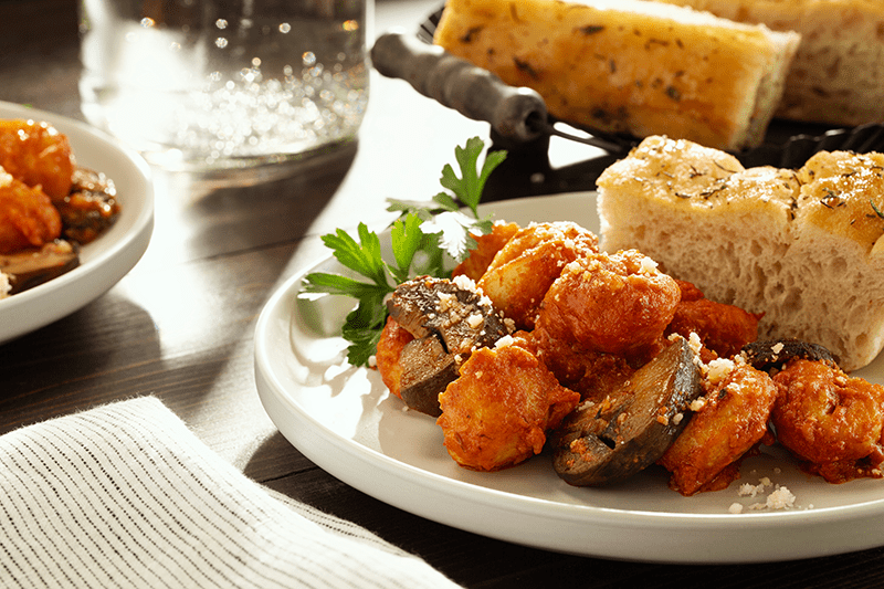 What’s For Dinner? Gnocchi Alla Vodka with Mushrooms