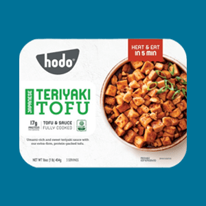 Package of Teriyaki Hodo Tofu. 