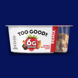 Cup of Too Good & Co. Remix Yogurt. 