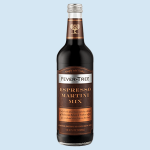 Bottle of Fever-Tree Espresso Martini mix.