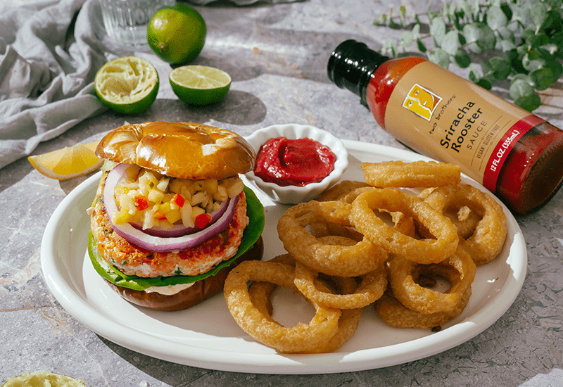 Tropical Salmon Burger