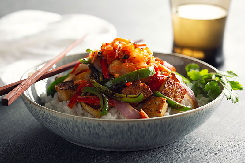 Korean Tofu Fried Rice