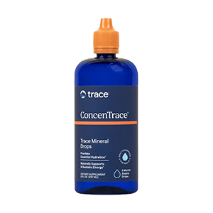 Bottle of Trace Minerals ConcenTrace Drops