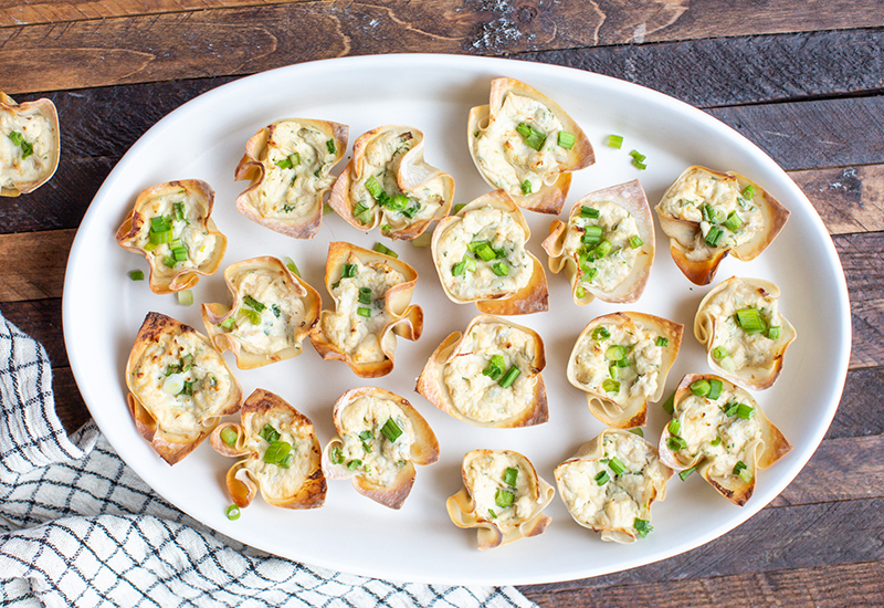 Crab Rangoon Wonton Cups Heinen's Grocery Store