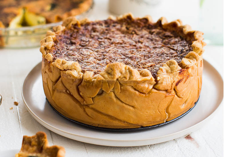 StackedHigh Mushroom Quiche Heinen's Grocery Store