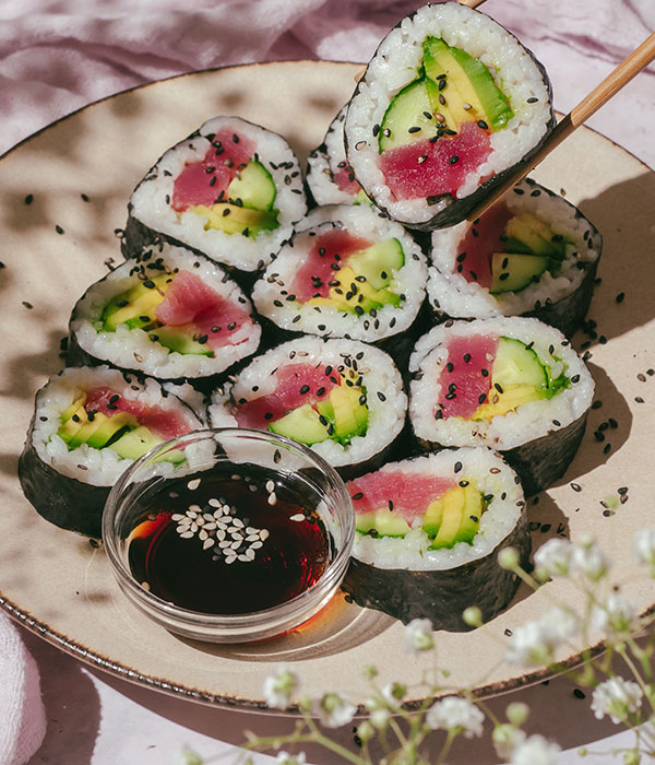 Easy Tuna Sushi Rolls